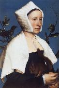 Hans Holbein, Portrait of a Lady with a Squirrel and a Starling